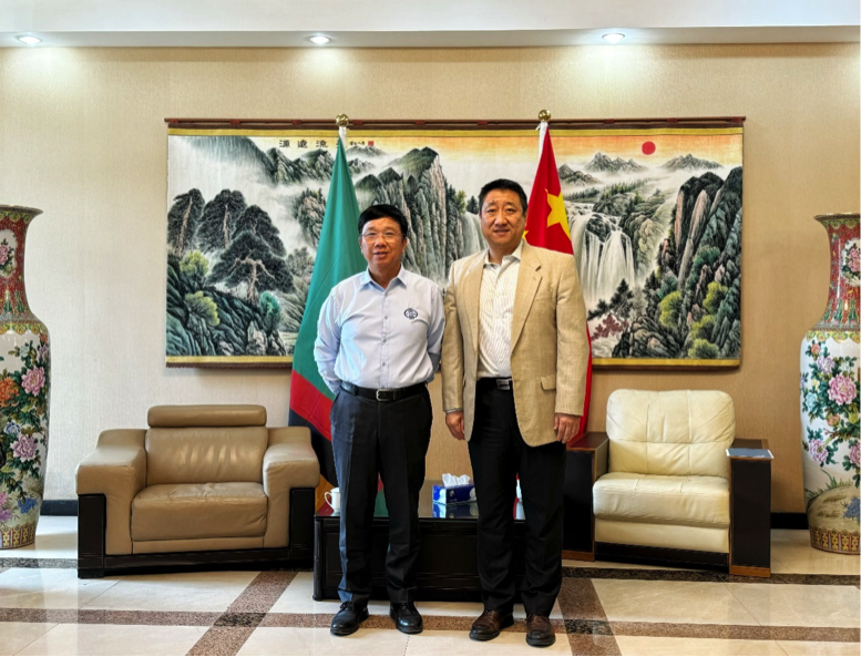 333体育资源董事长王平卫拜会中国驻赞比亚大使韩镜